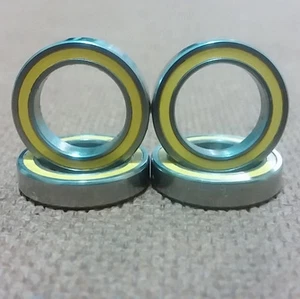1/2 pulgada de diámetro. 4 rodamientos de bolas radiales. Goma.(1/2 X 3/4 X 5/32). La fricción más baja - Imagen 1 de 1