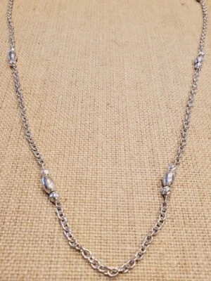 26.4 GRAMS 30" GORGEOUS STERLING SILVER 925 LINK NECKLACE MADE IN ITALY Foto 1 de 4