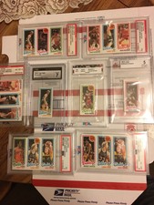 Larry Bird rookies and autograph cards all graded