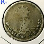 1884 Pi H ?? Mexico 50 Centavos 0.903 Silver Coin ?KM 407 ?????? Cap & Scales