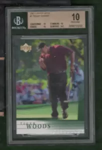 2001 Upper Deck * TIGER WOODS * Rookie RC * BGS 10 *Pristine* - Picture 1 of 2