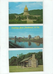 WEST VIRGINIA lot -- three antique postcards plus fourteen 1960s postcards - Picture 1 of 7