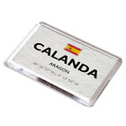 FRIDGE MAGNET - Calanda - Aragon - Spain - Lat/Long