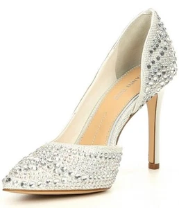 Zapatos de salón Gianni Bini Mairah con joyas de orsay talla 8,5 m NUEVOS - Imagen 1 de 13