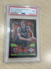 2013-14 Panini Innovation Dirk Nowitzki Stained Glass SSP #71 PSA 9 Mavericks