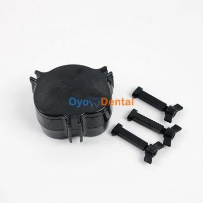 Dental Laboratory Black Polycarbonate Microwave Denture Lab Polimerization Flask - Image 1 of 4