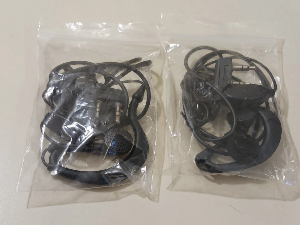 2 units 2Pin PTT Earpiece Walkie Talkie Headset - Image 1 of 4