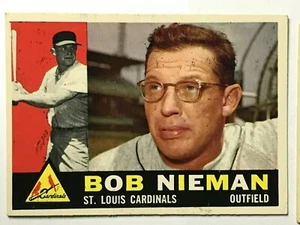 1960 Topps #149 Bob Nieman St. Louis Cardinals EX-EXMINT wax & FANTASTIC COLOR - Picture 1 of 2