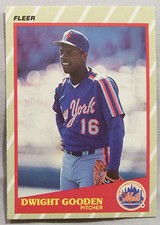 1989 Fleer Baseball Super Stars Dwight Gooden Mets