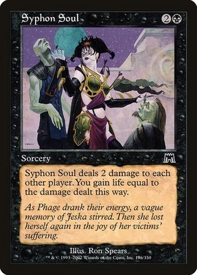 (4x) SYPHON SOUL - Onslaught – MTG Magic the Gathering Card - Common - Image 1 of 4