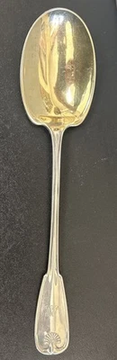 "PALMA 1871 - TIFFANY ESTERLINA - 9,5"" en CUCHARA PARA SERVIR DORADA 114 gramos" Foto 1 de 4