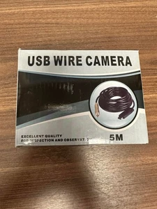USB 5M Wire Camera For Inspection And Observation Very Good - Picture 1 of 4