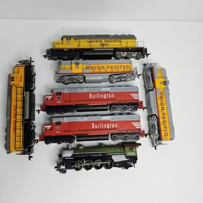 Gran Lote Locomotora Escala 7 HO Union Pacific Burlington Mikado Probada De Colección  Foto 1 de 4