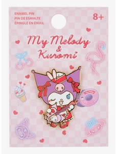 Spilla smaltata per chitarra Sanrio Kuromi (NUOVA) - Foto 1 di 1