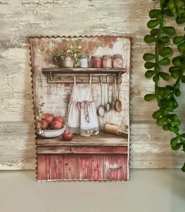 Deko Post Karte Küchenhelfer Halter Frühling Geschenk - Bild 1 von 4