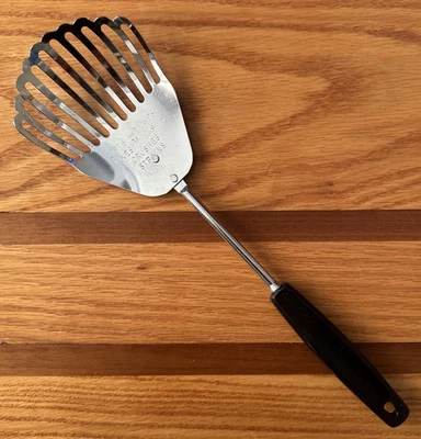 Vtg Foley Slotted Skimmer Strain Fry Spoon Kitchamajig Style Mixes Whips Mashes - Image 1 of 4