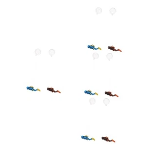 2 Sets Aquarium Diver Figurine Mini Decor Fish Tank Floating Decoration - Picture 1 of 9
