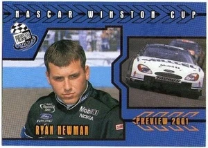 RYAN NEWMAN Press Pass Millennium PREVIEW 2001 Rookie Parallel Card #96   (x) - Picture 1 of 2