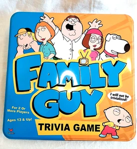 Family Guy Trivia Game 2005 Collectors Tin Complete - Picture 1 of 6