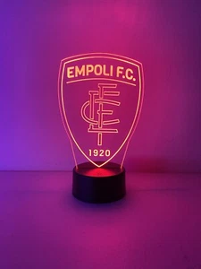 Empoli calcio led logo Lampada notturna LED 3d USB Multicolore Telecomando - Foto 1 di 7