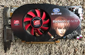 Sapphire ATI RADEON Premium graphics HD 5770 GRAPHICS CARD - Picture 1 of 5