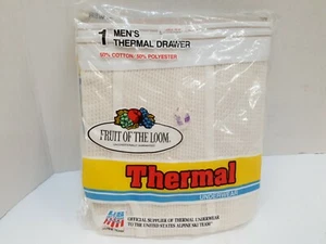 Vintage 80er Fruit Of The Loom Thermo Unterwäsche US Ski Alpin Team Union Gr. L 38 40 - Bild 1 von 11