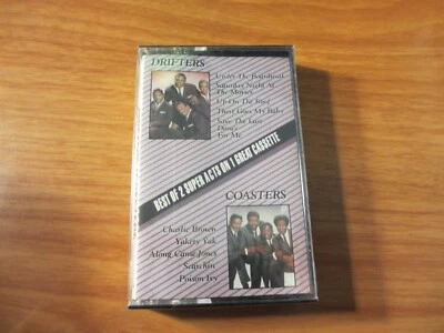 DRIFTERS  COASTERS - GREATEST HITS DOMINION CASSETTE SEALED - Image 1 of 2