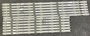 LED Hintergrundbeleuchtungsstreifen LM41-00109X LM41-00109Y Full Set für Samsung UN55JU7100F TV - Bild 1 von 1