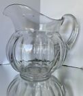 Heisey Colonial Pitcher Clear 64oz Marked H In Diamond