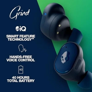 Brand New Skullcandy Grind Wireless In-Ear Headset - Blue/Green Free Shipping - Photo 1 sur 1