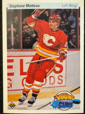 1990-91 Upper Deck - Young Guns #535 Stephane Matteau (RC) NM+ Condition