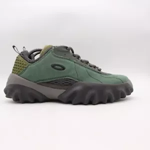 Oakley x Brain Dead Factory Men's Size 9.5 Team Chop Saw Military Green Nubuck - Picture 1 of 9