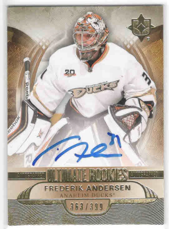 13/14 UD ULTIMATE HOCKEY ROOKIES AUTO RC CARDS (#121-180) U-Pick From List - Image 1 of 1