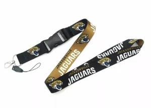 Jacksonville Jaguars Lanyard w/Clip Attachment - 2 side prints - Picture 1 of 1