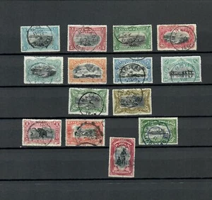 CONGO AFRICA COLONIES POSTAL USED COMPLETE SET OF STAMP LOT (BELGE 102) - Picture 1 of 2