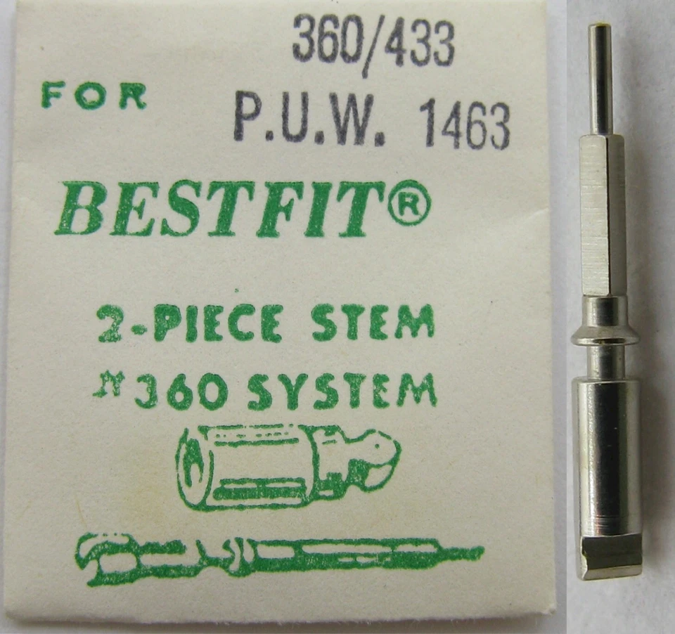 PUW 1463 male split stem for watch part x1 BestFit 360/433 - Image 1 of 1