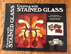 1976 Creating with Stained Glass Booklet Paperback Craftsmen Step by Step