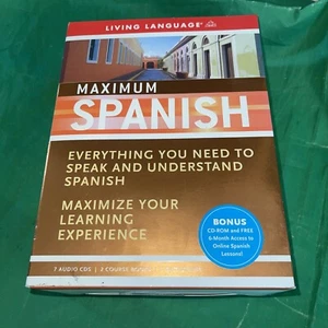Maximum Spanish by Living Language: Used Audiobook - Bild 1 von 6