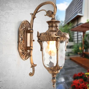 Outdoor Wall Lamp Glass Home Wall Sconce Yard Wall Lights Garden Wall Light 52cm - Picture 1 of 10