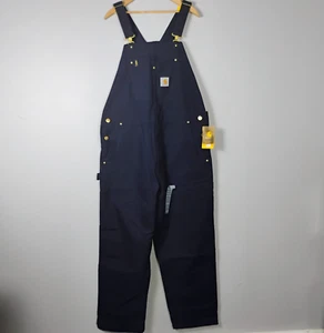 Mono babero Carthartt Classic Duck azul marino 40x30 - Imagen 1 de 10