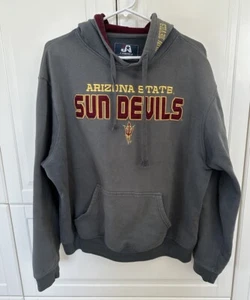 Arizona State Sun Devils Womens Gray Sweatshirt Hoodie XL ASU - Picture 1 of 5