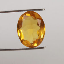 10.00 Ct. Brazilian Finest Oval Shape Yellow Citrine Loose Gemstone Jewelry Use