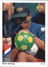1993 Upper Deck World Cup 94 Preview English/Spanish #25 Mark Chung