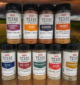 HEB spice Mix Set. All 9 Flavors. DMC Spoon Included. - Picture 1 of 2