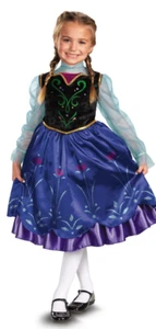 New Disney Frozen Anna Child Girl Costume Medium 7-8 yrs - Picture 1 of 1
