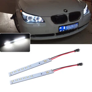 2X Xenon White LED Module For BMW 08-10 E60 LCI 5 Series Eyelid Eyebrow Mod Lamp - Foto 1 di 10