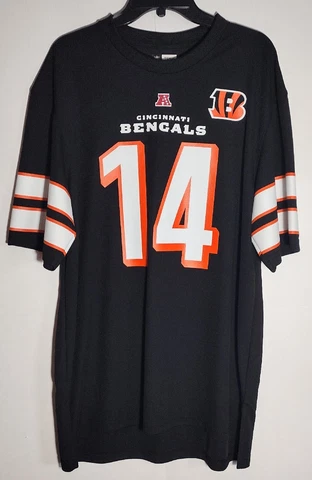 Bengals Jersey Men's Size XL Team Apparel #14 Andy Dalton NFL Football Cover
