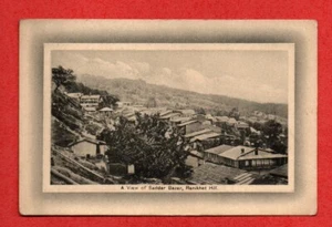INDIA postcard RAHIKHET HILL view of SADDAR BAZAR military town camp barracks - Picture 1 of 2