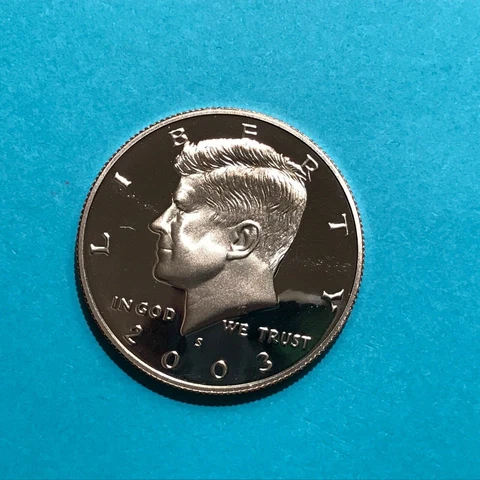 2003 S Kennedy Proof Clad Half Dollar     FREE SHIP Cover