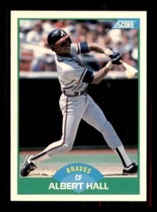 1989 Baseball 1989 Score Albert Hall Atlanta Braves #74 1 - Picture 1 of 2